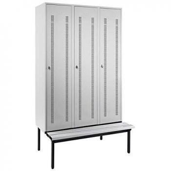 Wolf Vestiaire 400 mm compartiments gris clair