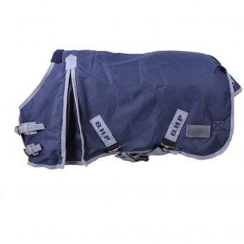 QHP Falabella Outdoordecke 200g Minishetty wasserdicht Kreuzgurte Schweiflatz (Lila)