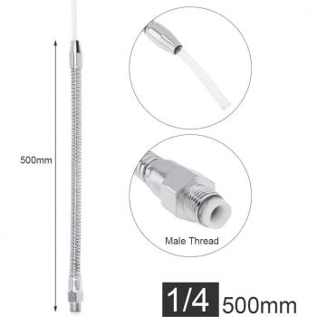 Metalen Koelbuis voor CNC Machines, Flexibel, 1/4 Inch, 400-700mm met Ronde Hoofddüse