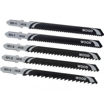 Stanley 5-Inch T Shank Jigsaw Blades Set for Woodworking