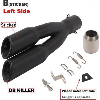 Doppel-Schalldämpfer für Benelli 502C und Ninja 250 R1 R3 R25