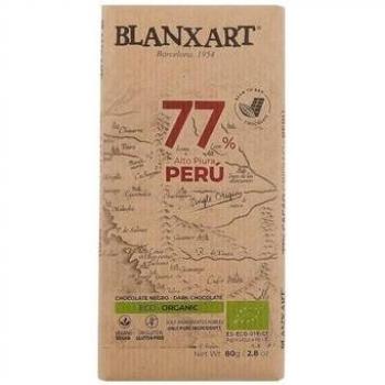 Chocolat Noir 77% Pérou Bio Blanxart 80g