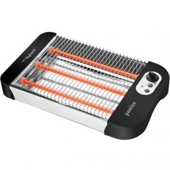 Tostadora Plana 900W Sytech Negro 3 tubos de cuarzo