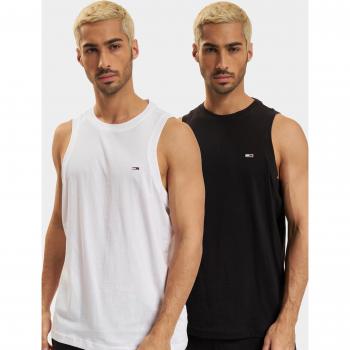 Tommy Jeans Maglietta Senza Maniche 2 Pack Dm0dm13229 Bianco/Nero M