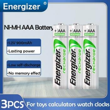 Energizer 3A NiMH Rechargeable Batteries for Shaver, Flashlight, Camera