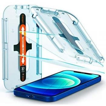 Spigen Tempered Glas.tR Slim EZ Fit Screen Protector for iPhone 12 Pro and iPhone 12