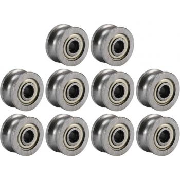 10pcs 624ZZ Ball Bearings for Rail Track Linear Motion