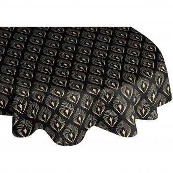 Tischdecke Feathers von Adam – GOTS‑zertifiziert, Größe B/L: 220 × 145 cm