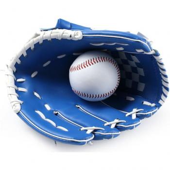 Left-Handed PVC Leather Softball Gloves