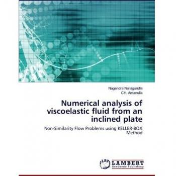 Numerical analysis of viscoelastic fluid from an inclined plate