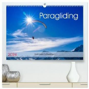 Premium Paragliding Wandkalender 2024