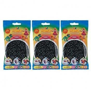 Bolsa de 1000 Perlas Midi Hama Color Gris Oscuro