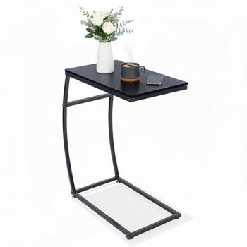 Tavolino da divano Relaxdays, colore nero, dimensioni 58,5x47,5x25 cm