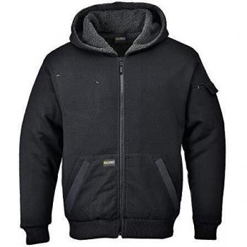 Portwest Pewter Men's Sherpa Lined Hoodie Jacket