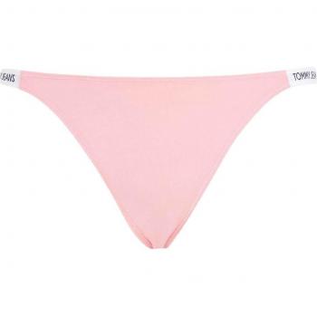 Tommy Jeans Seitenlogo Tanga in Rosa