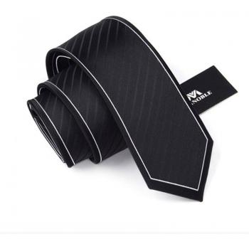 Cravate homme 7CM en soie et polyester