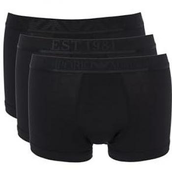 Emporio Armani Homewear: 3 bóxers de algodón XXL con logo