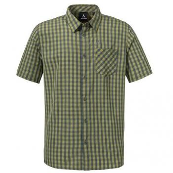 SCHÖFFEL Herren Hemd Circ Style Dalfoss Olive 50