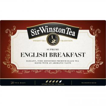 Sir Winston Tea Supreme English Breakfast, 20 Doppelkammerbeutel (40 g)