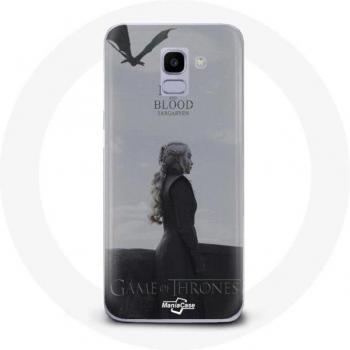 Hülle für Samsung Galaxy J6 2018 Game of Thrones Daenerys Targaryen Der Thron