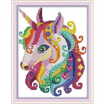 DMC Easy Unicorn Cross Stitch Set