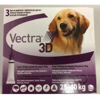 Cane 25‑40 kg Vectra 3D con 3 Pipette