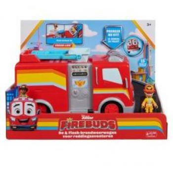 Disney Firebuds Interactieve Bo & Flash Brandweerwagen met Geluidseffecten