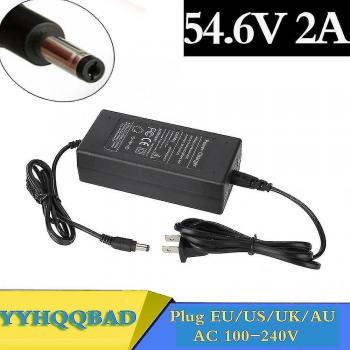 Alimentation DC 54,6 V 2 A – Chargeur batterie Li‑Ion 48 V (EU)
