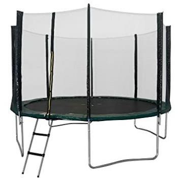 Green 366cm Kanga Trampoline with Padding