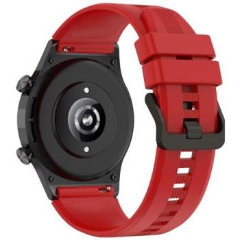 Bracelet haute résistance rouge pour Honor Watch GS3 – silicone ergonomique