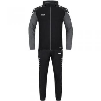 JAKO Kinder Sportanzug Polyester Performance Kapuze Unisex Schwarz 128