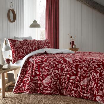 'Woodland Owls' Fleece Duvet Cover Set