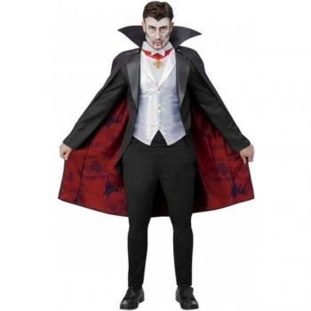 Traje de Drácula Oscuro-Ámbar M