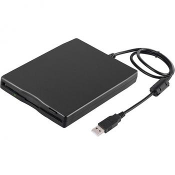 USB Plug‑in 3.5 Portable Floppy Disk Drive – 1.44 MB, Laptop Friendly