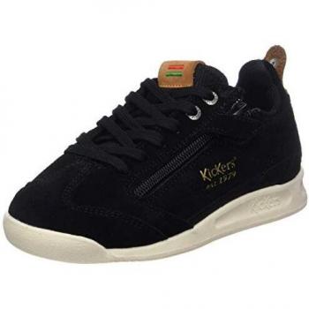Kickers Kick 18 CDT Zip, Zapatillas para niños, Color Negro (Noir 8)