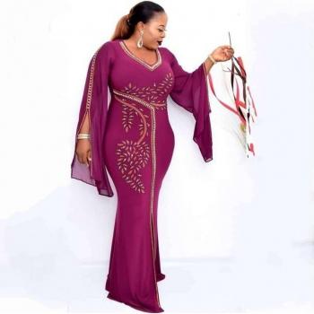 Traditional African Print Maxi Dress