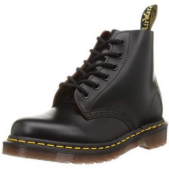 Bottes en cuir noir Dr Martens 101 Vintage T43