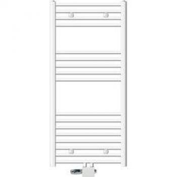 Toallero de Baño ECD Alemania 120x60 cm Blanco con Soporte Ajustable