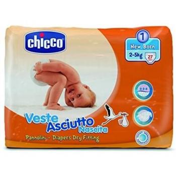 Chicco Neugeborenen‑Wundschutz‑Veste 27 Stück (Größe 1)