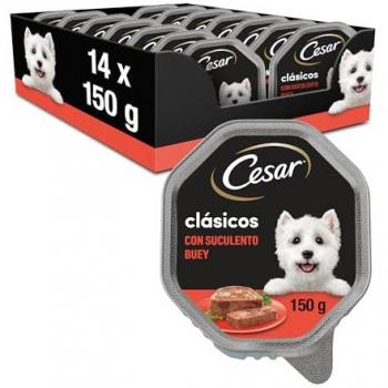 Cesar Feine Rindfleisch Mahlzeit für Hunde 14 x 150g