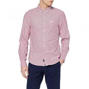 Chemise Casual Dockers Stretch Oxford, Rose (Saddler Damson 0056), Medium Homme