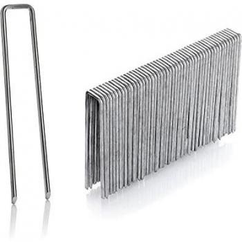 GardenMate 50 Heringe zum Befestigen von Kunstrasen – verzinkt, 100 mm x 13 mm, Ø 2,9 mm