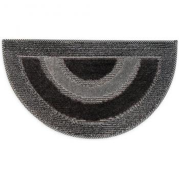 Demi-lune anti-dérapant et absorbant gris pour l’entrée Emmevi
