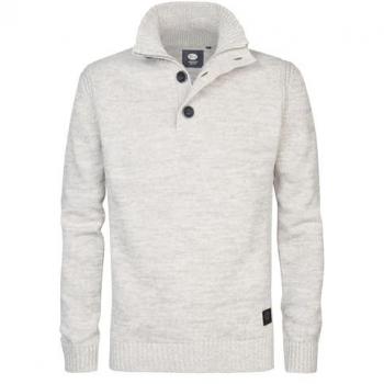 Pull col montant homme blanc antique Petrol Industries