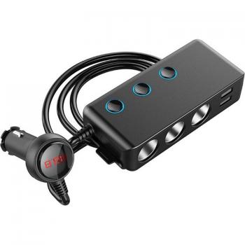 Charge rapide à double sortie USB pour voiture
