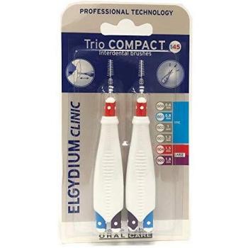 Dual‑Pack Elgydium Compact Interdental Brushes – 20 Units (Double Pack)