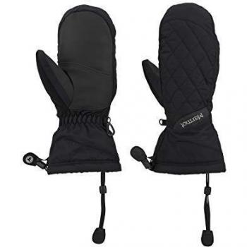 Marmot Frauenski‑Hands  Wm's Moraine Mitt Hardshell – wasserabweisend & atmungsaktiv – Schwarz, XS