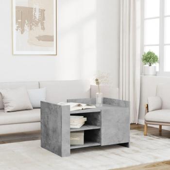 Engineered Wood Coffee Table Concrete Grey 80x50x50 cm vidaXL