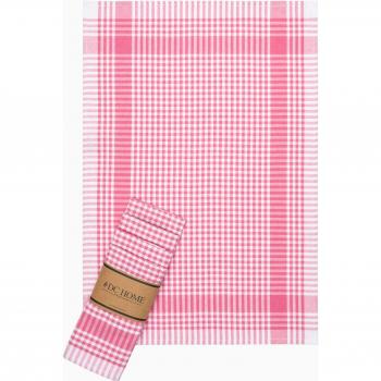 Set de platos de cocina rosa Gingham – 5 artículos
