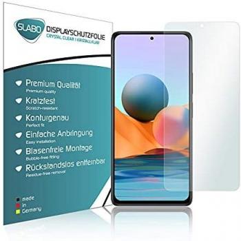 Redmi Note 10 Pro Displayschutz Folie Slabo 4x – Transparente Klarheit